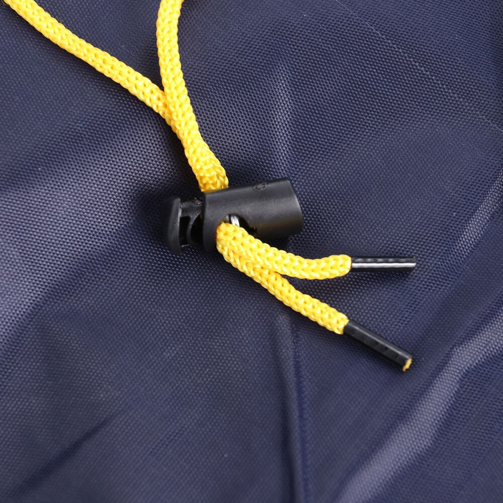 Mens Womens Cycling Bicycle Bike Raincoat Rain Cape Poncho Hooded Windproof Rain Coat Mobility Scooter Cover (Navy Blue)