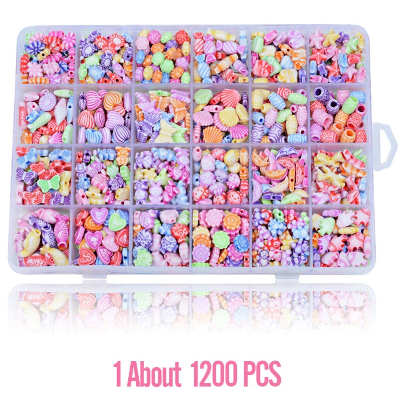 24 grade artesanal frisado brinquedos para crianças hama contas crianças artesanato diy pulseira colar fazer jóias kit meninas presente: Prateado