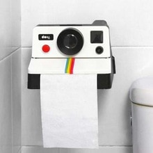 1 Stuk Retro Polaroid Camera Vorm Geïnspireerd Tissue Dozen Wc Papierrolhouder Box Badkamer Decor