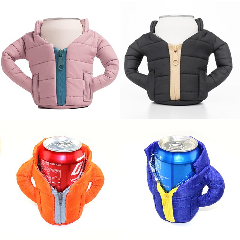 1PC kurtka robić przechowywania napojów fajne piwo ubrania otwieracz robić butelek kurtka robić przechowywania napojów fajne picie piwa fajny napój