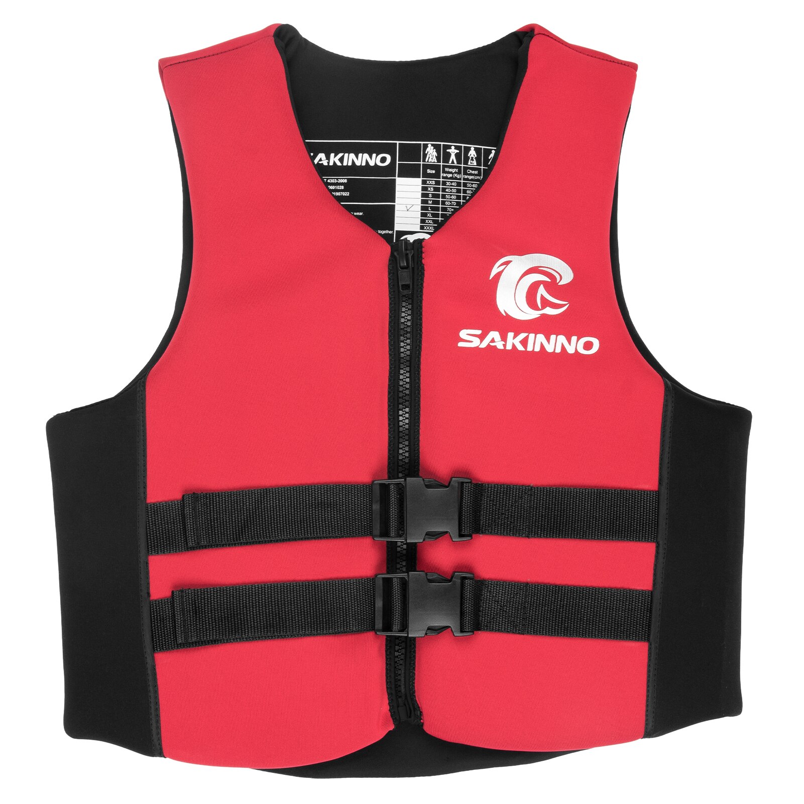 SAKINNO Water Sports Life Jacket Buoyancy Life Saving Vest for Kids/Adults Fishing Boating Kayaking Surfing Outdoor fishing vest