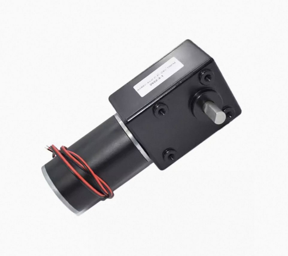 A5882-4 250kg.cm 12V 24V DC Gear Motor Strong Torque Gearmotor Metal Turbo Worm Gearbox Engine Reversed Low Speed Self-Lock Worm