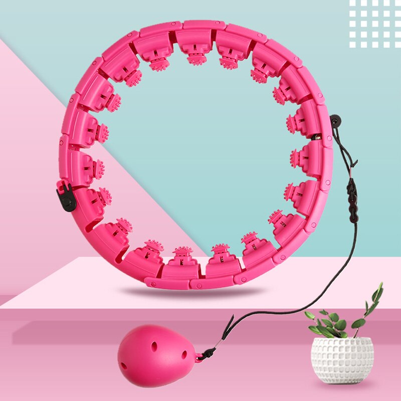 Hoola – anneau d'entraînement réglable, 24 pièces, peut démonter le cercle de Fitness, équipement de Sport, accessoires