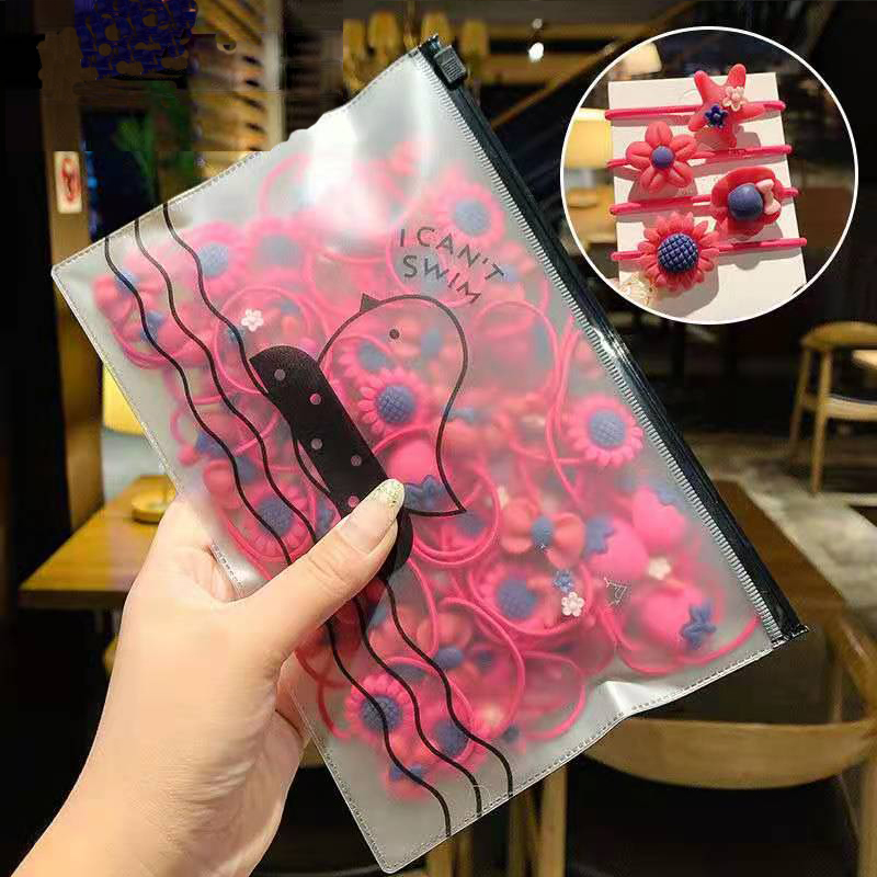 Bandas elásticas para el Cabello para Niñas, Coletas Pequeñas y Coloridas, no Daña EL Cabello, Accesorios para el Pelo, 20 Piezas: 20Pcs-A4