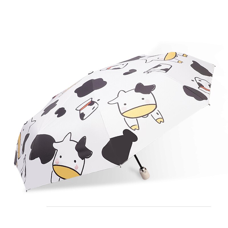 Hond Patroon Paraplu Pocket Paraplu Drie Vouwen Verse Party Honden Parasol Zonnige Regenachtige 4 Kleur Paraplu Vrouwen