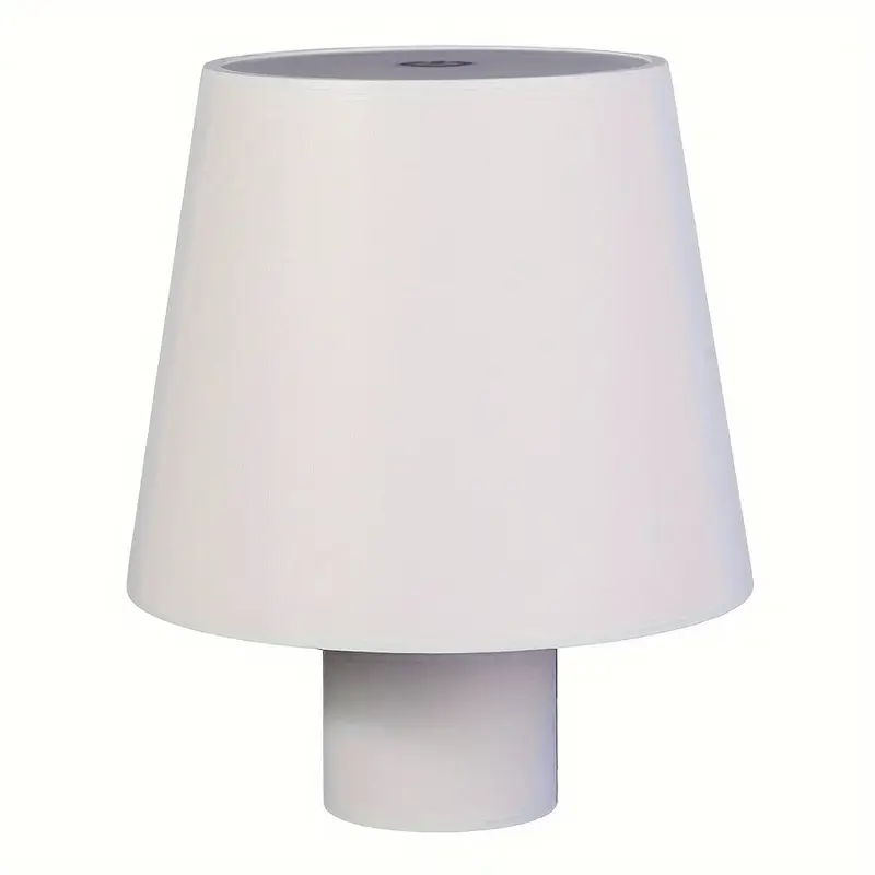 Led-skrivebordslampe med touchfunktion, natlampe med usb-genopladelig touchfunktion, led-bordlamper med 3 niveauer, dæmpbar, trådløs til værelse, arbejdsværelse, kontor, bar: Brun