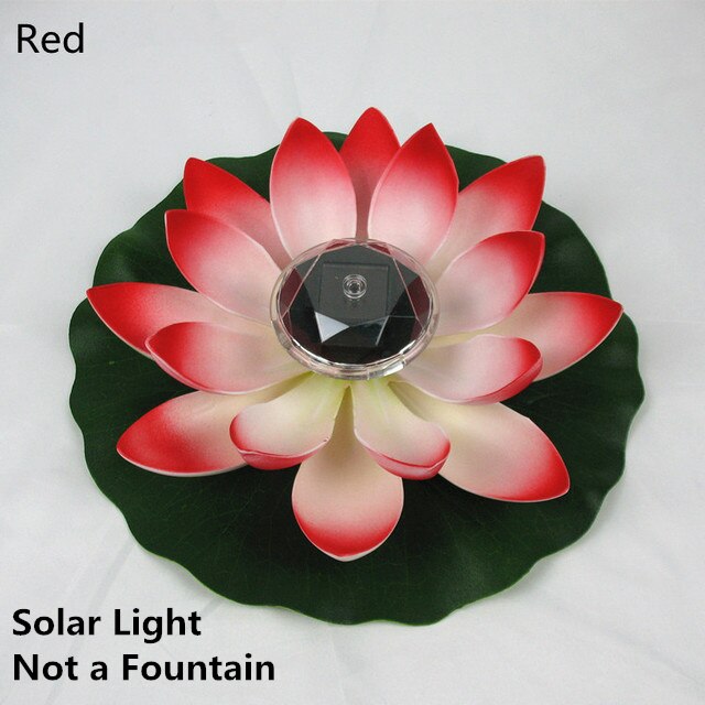 Mini fontaine solaire flottante pour piscine, étang, cascade, décoration de jardin, bain d&#39;oiseaux en plein air: Red