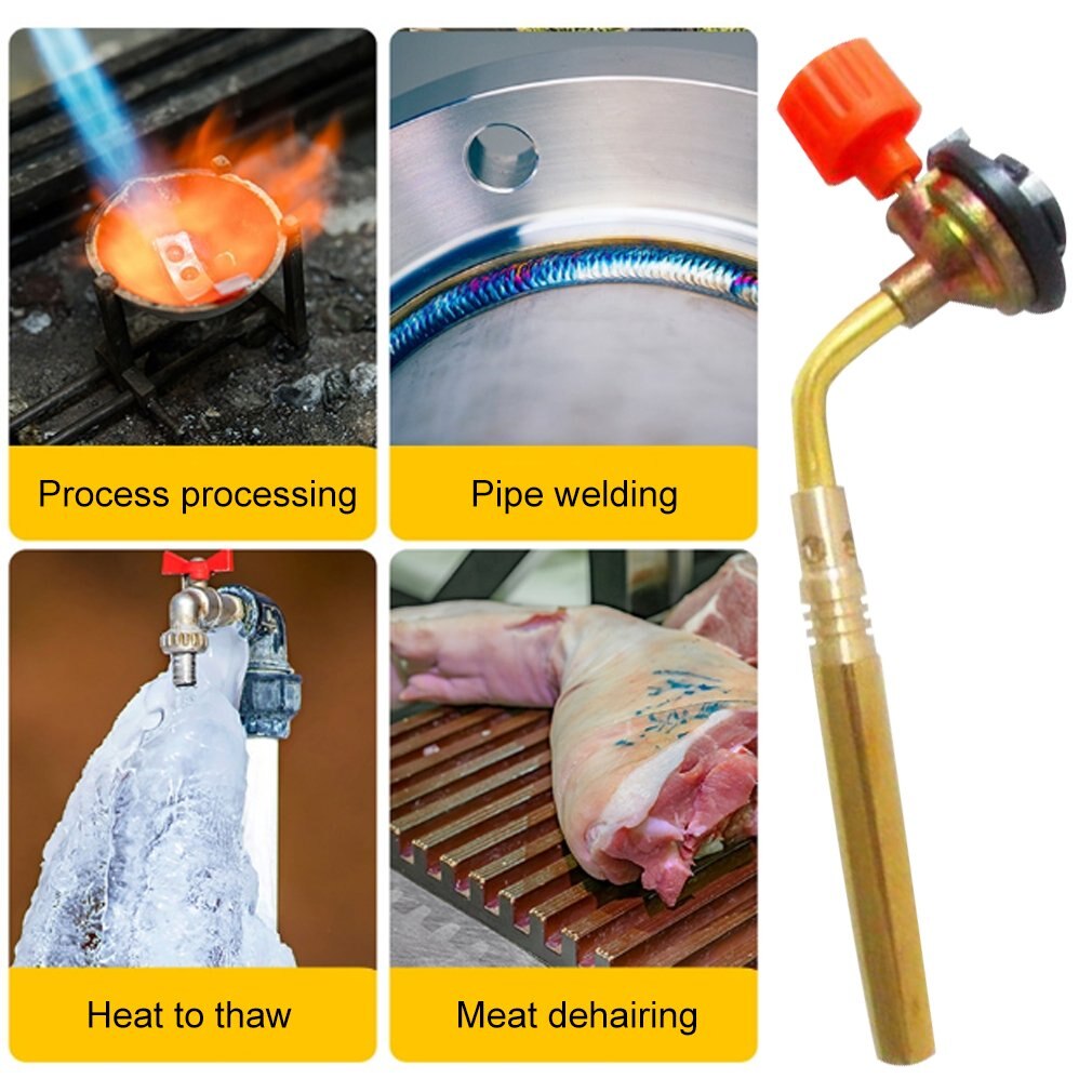 High temperature portable carbutane gas welding torch refrigerator welding oxygen-free small welding torch