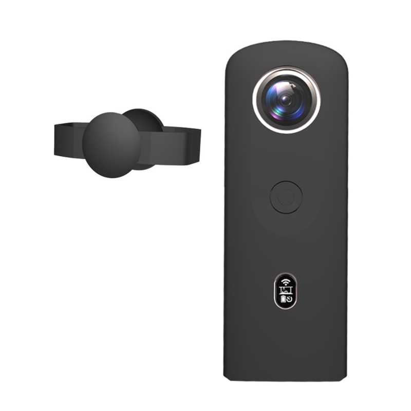 Silikonowy futerał ochronny PULUZ z osłoną obiektywu do kamera sportowa Ricoh Theta SC2