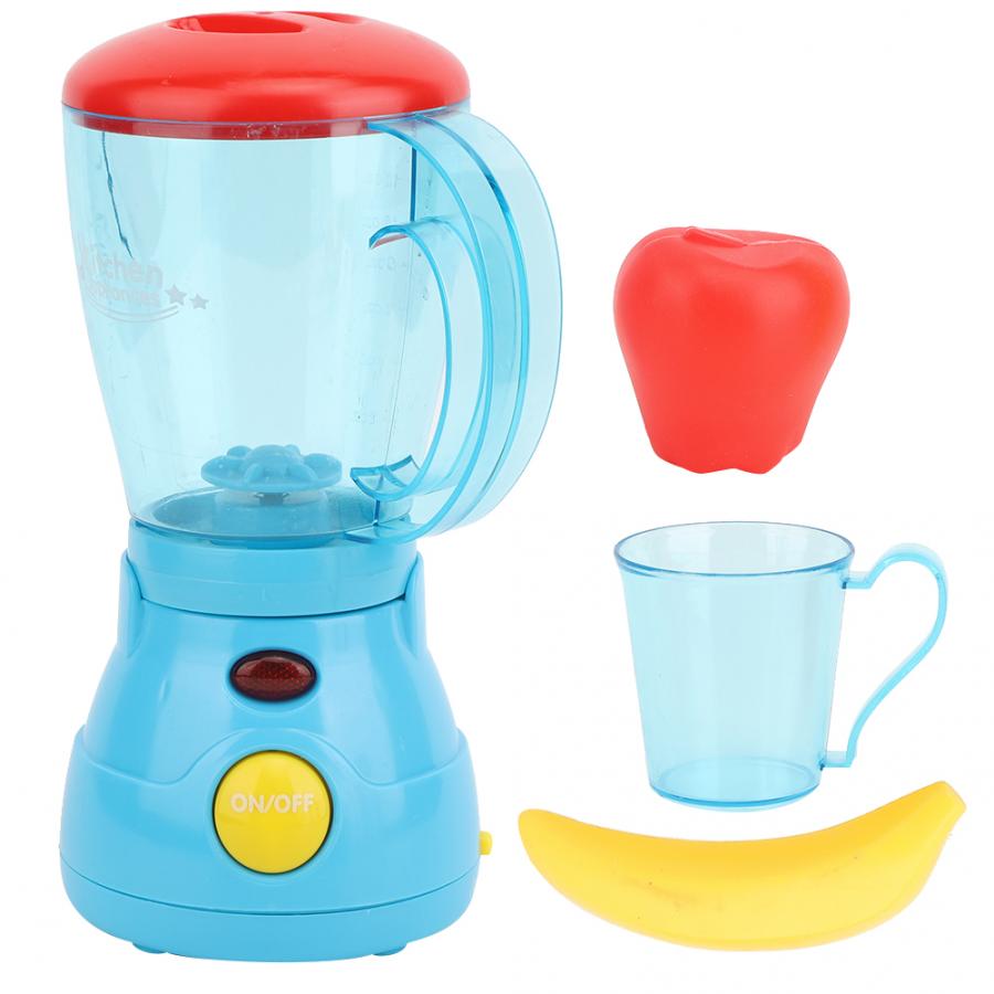 Mini Keuken Speelgoed Kinderen Koken Appliance Elektrische Simulatie Juicer Mixer Brood Machine Poppenhuis Funiture Kids Pretent Play: Juicer