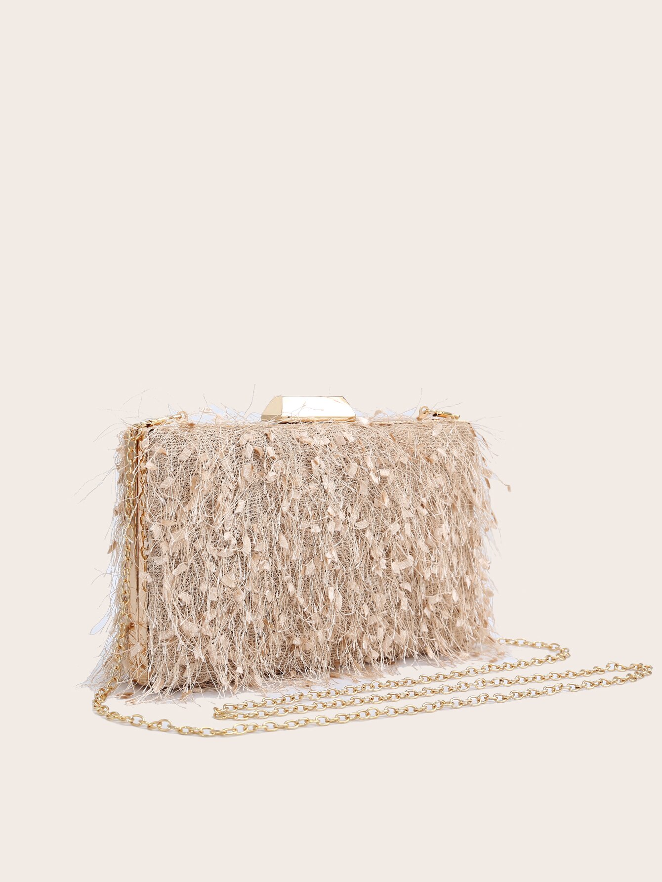 Vrouwen Avond Clutch Bag Bont Bruiloft Clutch Portemonnee En Handtas Party Banket Keten Schoudertas