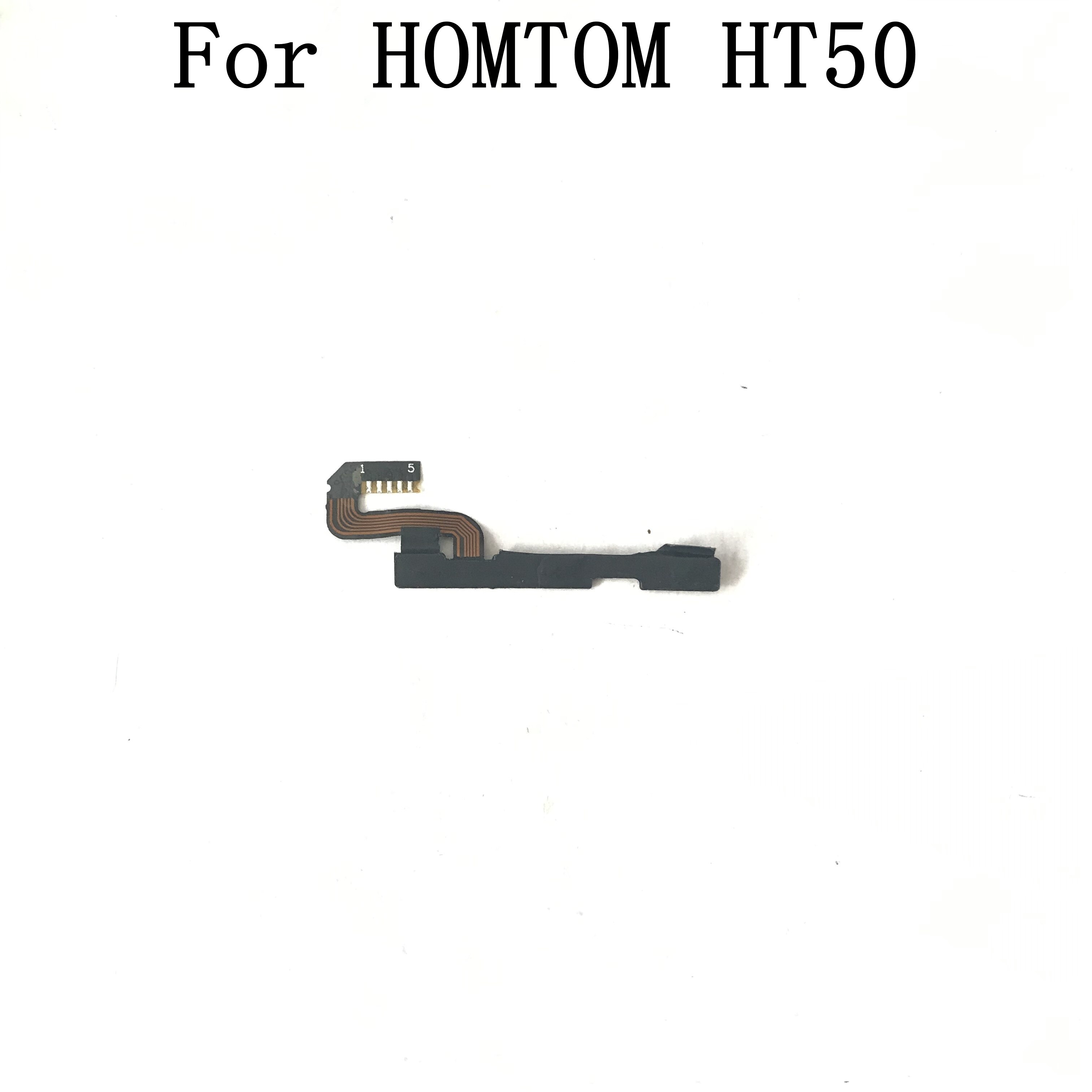 HOMTOM HT50 Gebruikt Power On Off Knop + Volume Key Flex Kabel FPC Voor HOMTOM HT50 Reparatie Fixing Part Vervanging