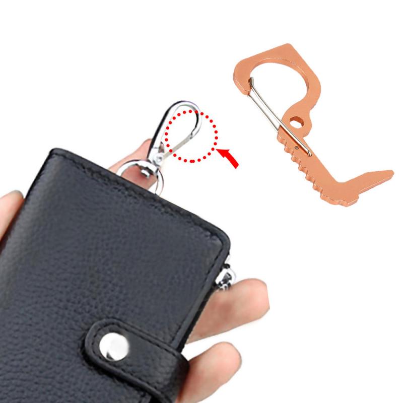 No Touch Key Door Opener Keys Chave Portable Hygiene Hand No Touch Key Handle Key Anti-contact ZERO-TOUCH Key Buckle Isolation
