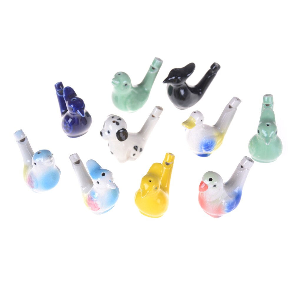 1pcs Ceramic Bird Whistle Ceramic Bird Whistle Bathtime Musical Instrument