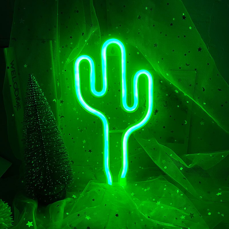 Lumière néon LED alimentée par batterie USB, lumières créatives, décoration pour chambre à coucher, fête de mariage, de noël: G008G