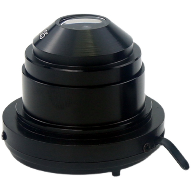 N.A.1.25 Abbe Condenser NA 1.25 mm Collecting Mirror Biological Microscope Condenser Condensing Light with Iris Diaphragm