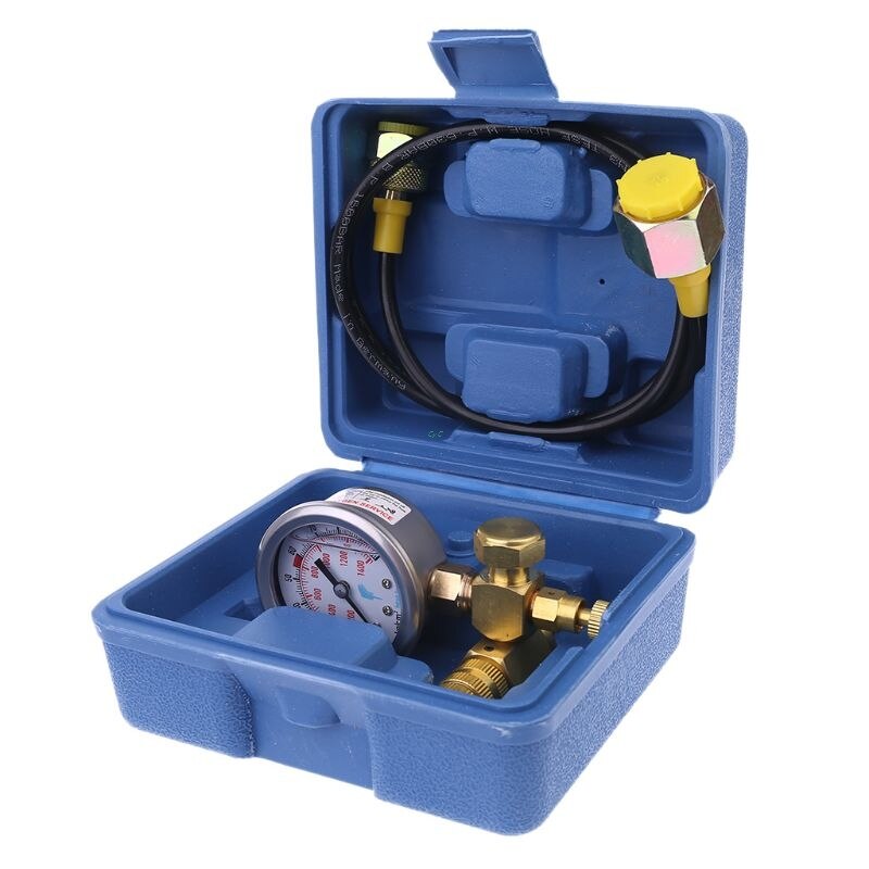 Kit de carga de Gas nitrógeno, dispositivo para Soosan furukawa, martillo hidráulico, medidor de presión
