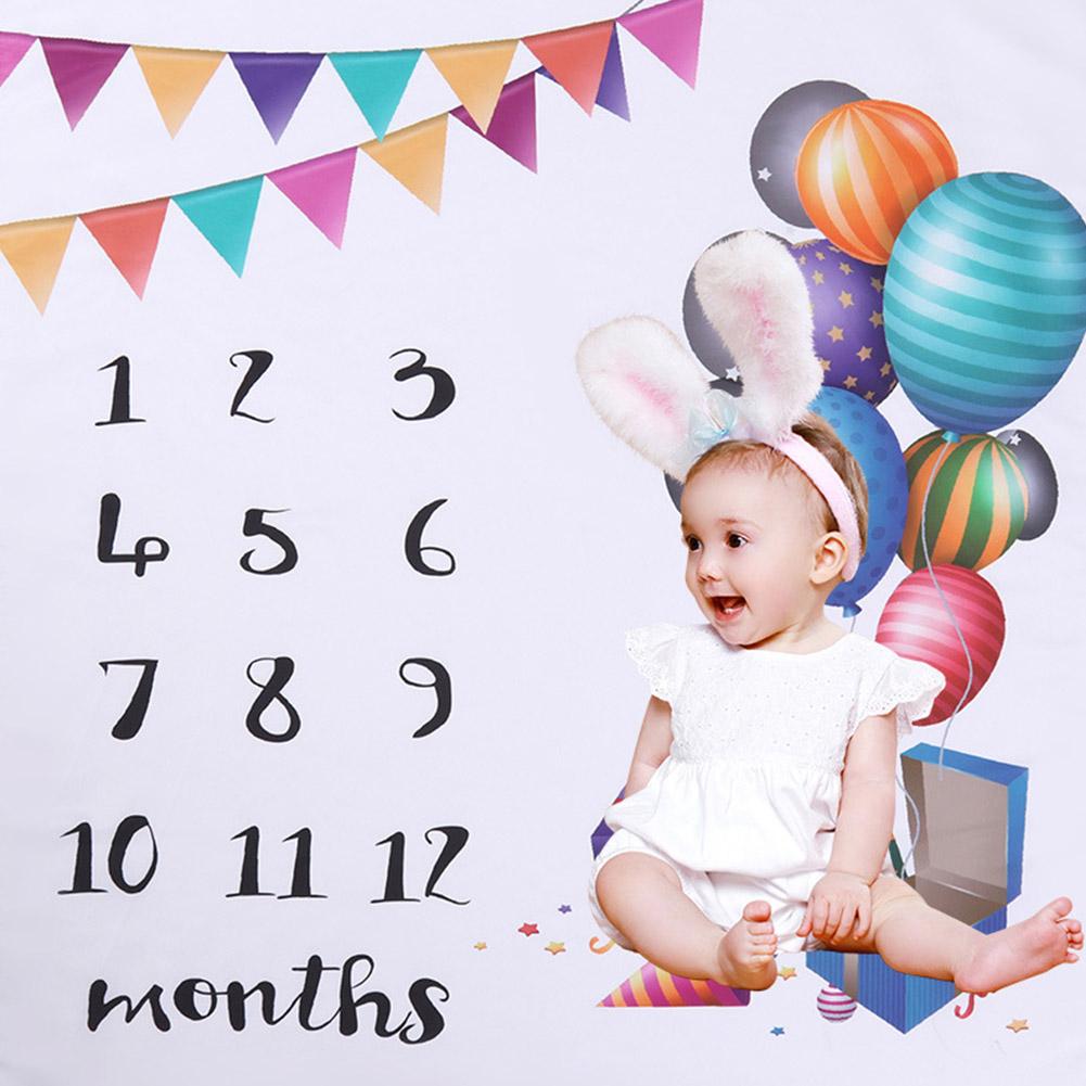 Zachte Baby Milestone Deken Premium Fleece Voor Baby Jongen Meisje Unisex Baby Foto Deken Voor Pasgeboren Baby Douche Grote