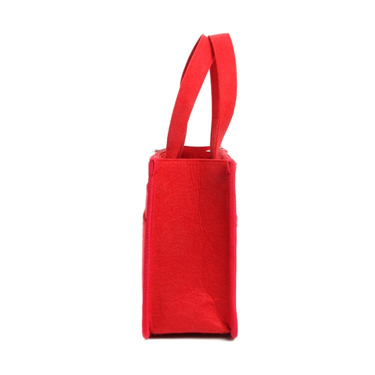 Wj-Deposito002 Feltro Borsa per pannolini di Stoffa Multi-Vano Portaoggetti Doppio Sacchetto Della Chiusura Lampo 34x19. 5x10cm