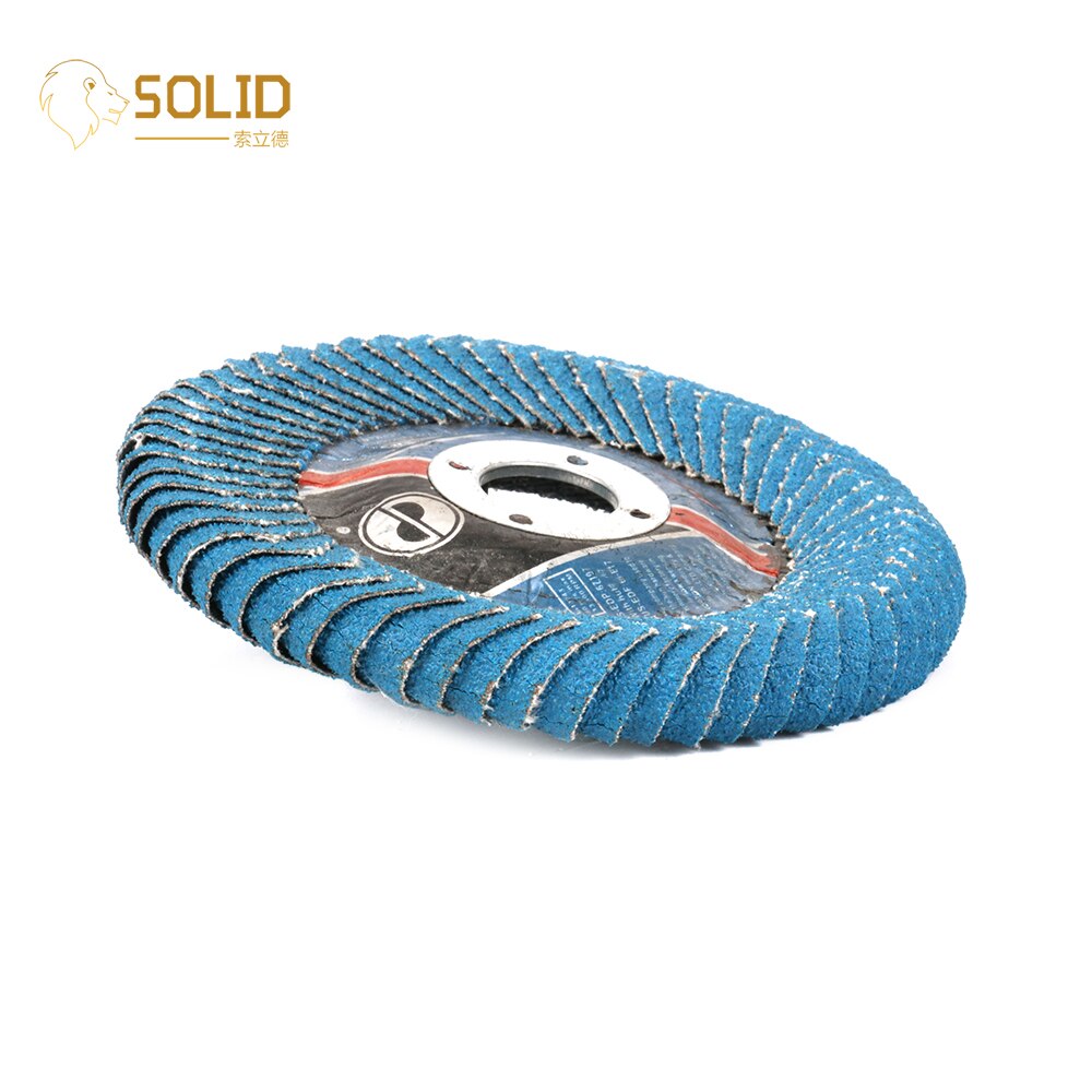 2Pcs 4 Inch Flap Sanding Disc Round Abrasive Polishing Wheel 5/8" Bore for Grinding Metal,Wood and Stainless Steel 100x16mm