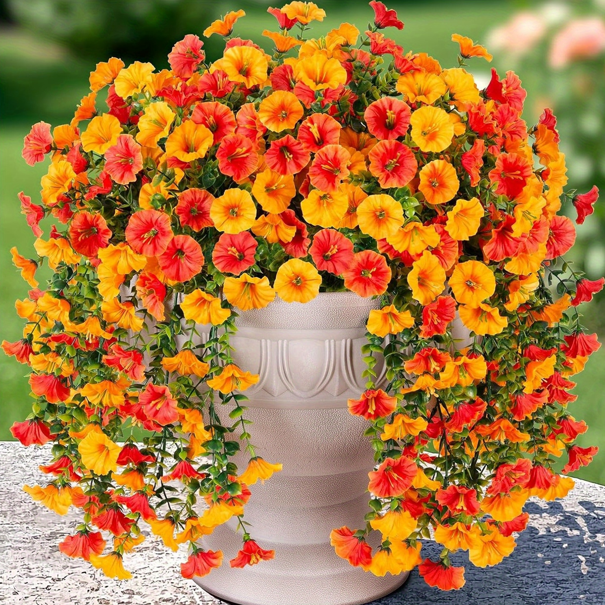 Künstliche Blumenranke „Morgenblüte“ für Hochze... – Grandado