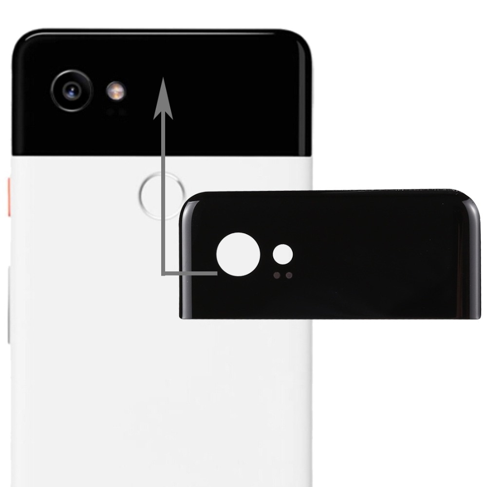 Voor Google Pixel 2 Xl Back Cover Top Glas Achter Behuizing Vervangende Onderdelen