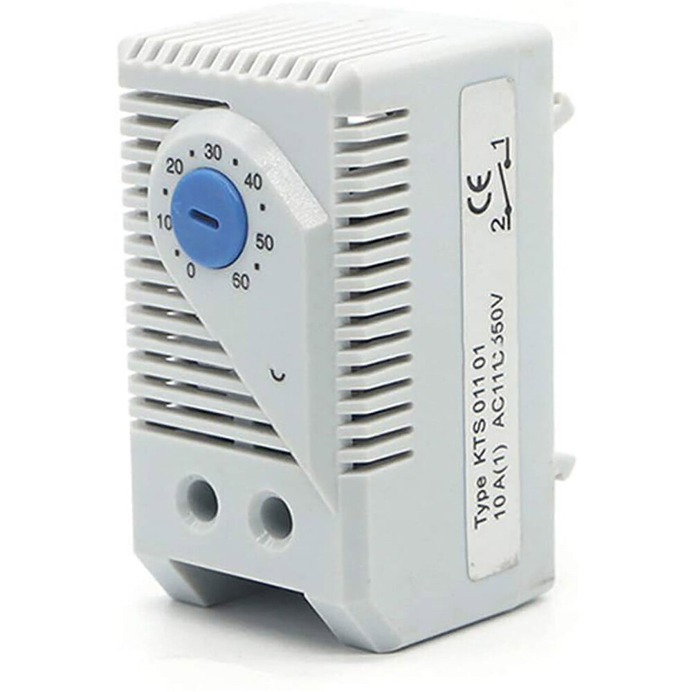 Thermostat KTO011 Mechanical Temperature Control Switch Adjustable Device Cabinet Controller Temp Controling Instrument: Blue