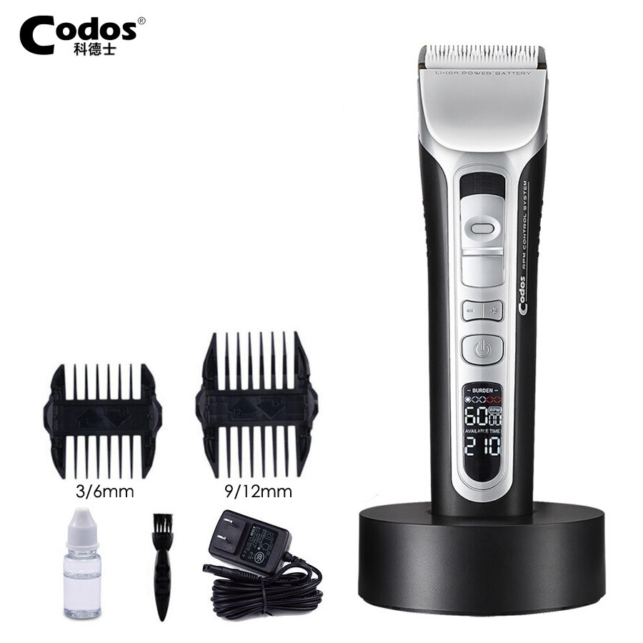 Codos Professionele Oplaadbare Tondeuse Voor Kapper Salon Elektrische Tondeuse Keramische Cutter Snijmachine