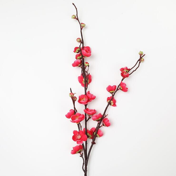 1Pc Kunstmatige Winterseet Bloem Takken Wit Roze Rood Geel Mume Lamei Bloem Voor Kerst Deur Tafel Bloemen Decoratie: Style 7   96cm