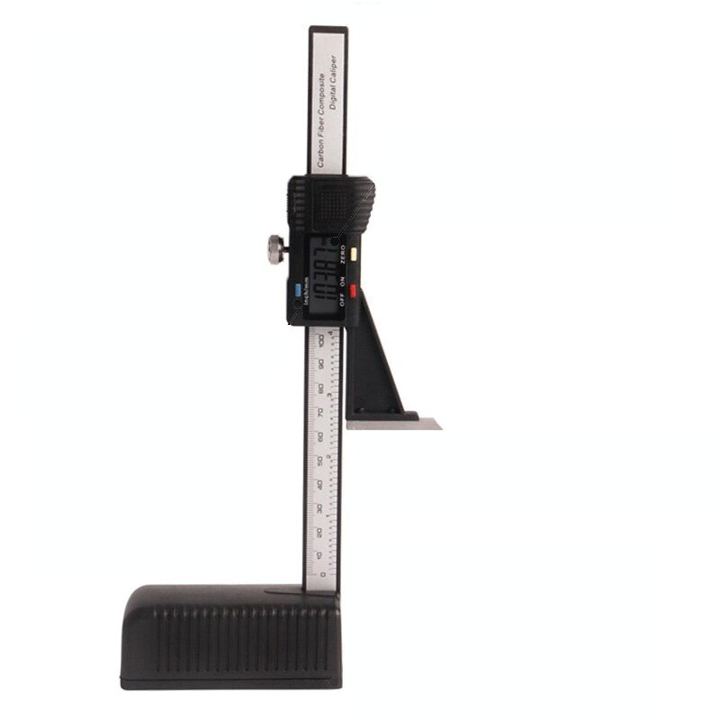 LCDdigital altimeter height scale high precision digital display vernier caliper bottom with magnetic altimeter measurement tool: Default Title