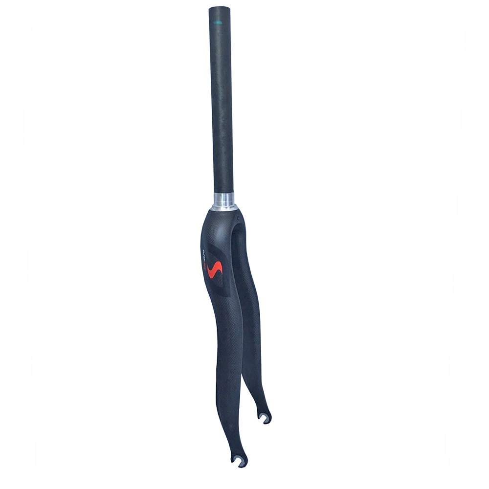 Horquilla de carbono T800 700C 1-1/8 mate/brillante 3k V para freno de bicicleta de carretera, accesorios para bicicleta de carretera