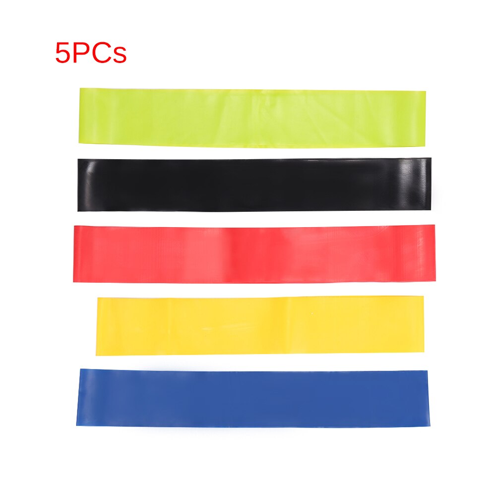 Yoga Resistance Bands Set Fitness Bands Resistance Bands Set Fitness Bands Expander Buis Gymnastiek Bands Yoga Training Band: 5 pcs colorful