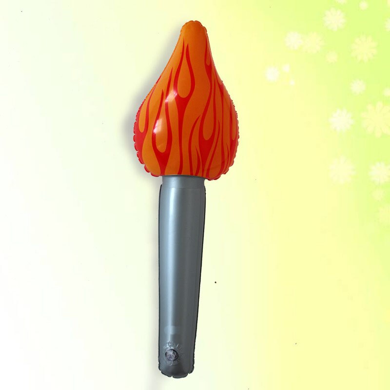 Kinder aufblasbare spielzeug flamme fackel baby spielen haus spielzeug flamme kinder aufblasbare spielzeug taschenlampe stick