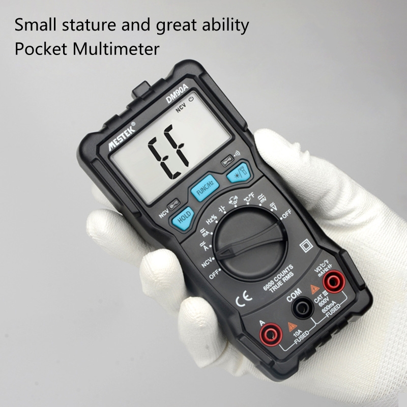 Auto Ranging Digital Multimeter with Backlit NCV AC/DC Voltage Current Meter Voltmeter/Ohmmeter/Capacitance Meter ℃/℉