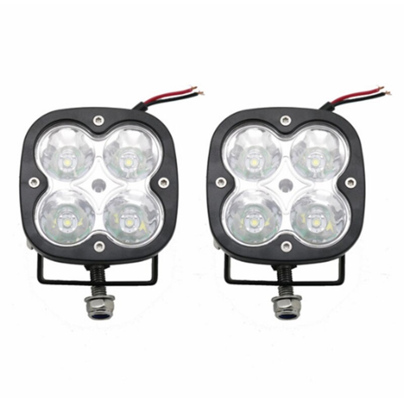 1/2pcs 12V 24V 40w 2Inch spot flood combo beam led wrok light Offroad Light Car Truck SUV ATV UTV UTE Led Driving Lights: 2pcs spot beam