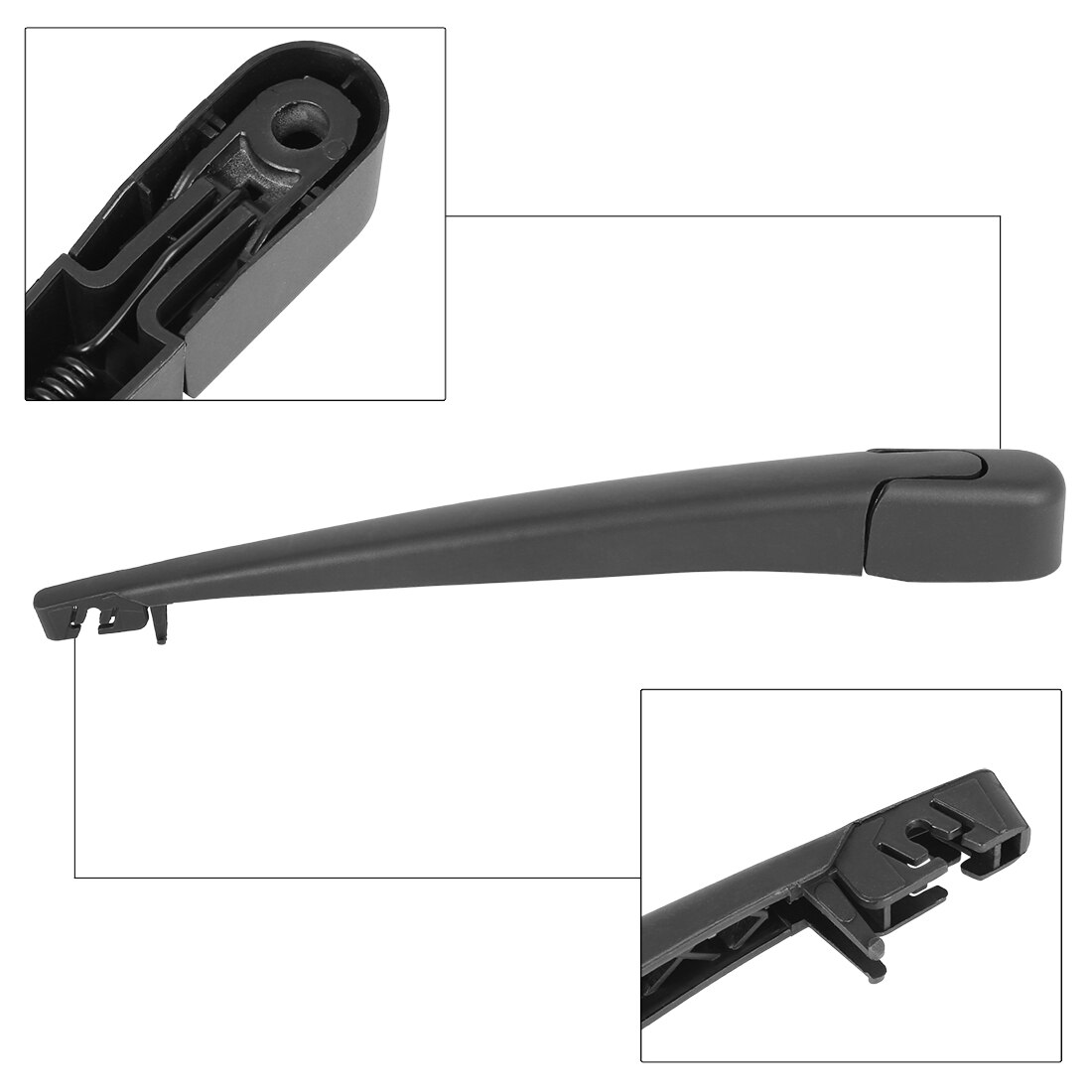 X Autohaux Rear Windshield Wiper Blade Arm Set for Ford S-Max - 330mm 13inch