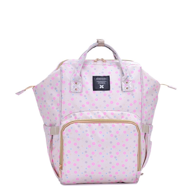 Mummy Maternity Nappy Bag Large Capacity Nappy Bag Travel Backpack LX9F: Orange