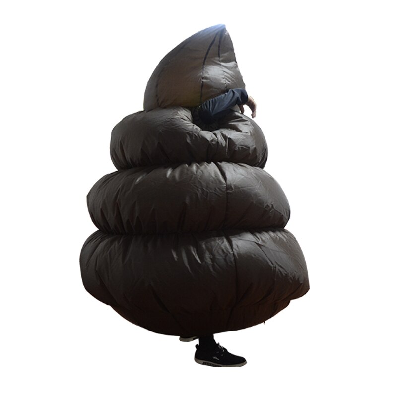 outdoor fun fan operated adult size inflatable poop costume