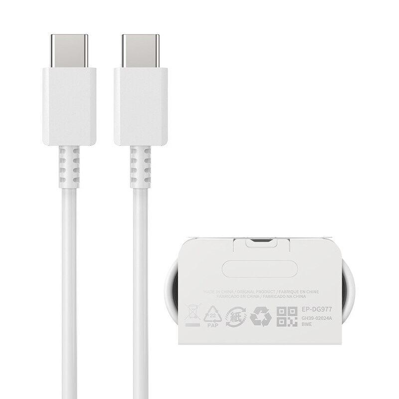 Pro Samsung S21 Ultra Ladegerät PD 25W Adapter Typ C Chargeur Pro Galaxis M62 S21+ S20 FE 5G Telefon USB C Ladegerät EU uns UK AU Stecker: c zu c 1m Weiß