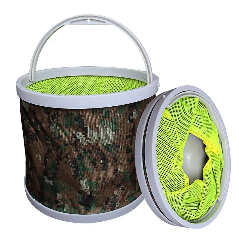Foldable Fishing Bucket Folding Water Bucket Multifunctional Convenient Car Barrel Fishing Supplies Ultra-light