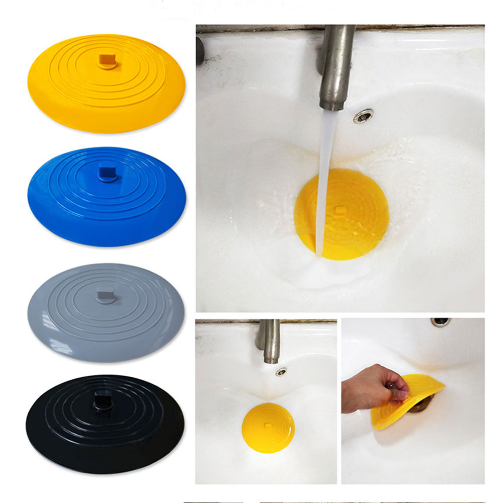 15cm grande silicone dreno capa pia da cozinha banheira rolha de cabelo banheiro à prova de vazamento plug 1pc