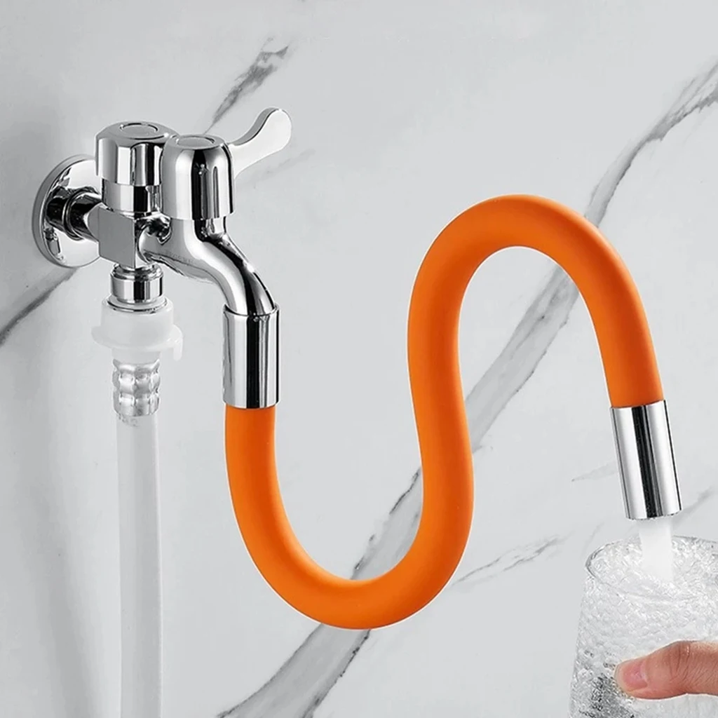 Extension de robinet de salle de bains, robinets de cuisine universels, buse de robinet d'eau 360 ° Adaptateur d'extension de douche rotative, accessoires de salle de bains