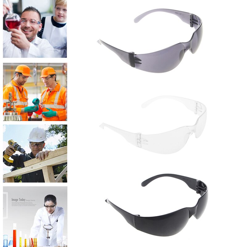 Protective Safety Glasses Eye Protection Goggles Eyewear Lab Work PC Lens