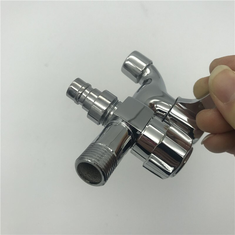 Washing Machine Tap Wall Mount Chrome Finished Small Tap Decorative Double Garden Faucet Double Using Bibcock Taps