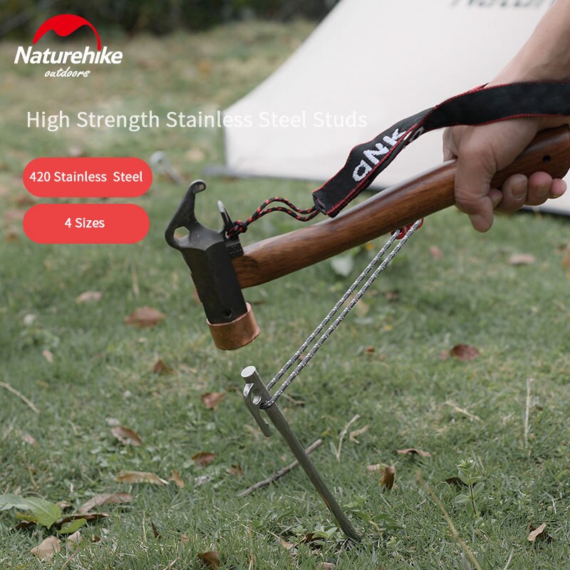 Naturehike high strength stainless steel studs, 420 stainless steel tent accessories, anti-fall