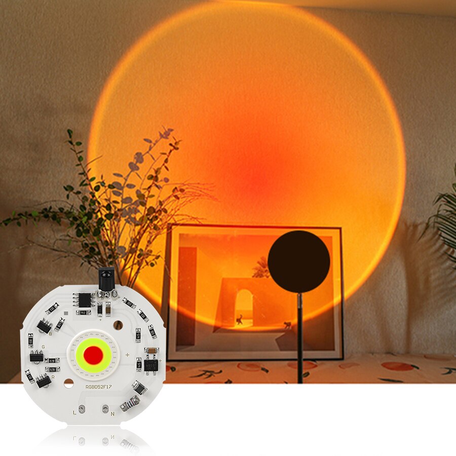 Sunset Lamp DIY Led Chip Led Cob RGB Chip Led Matrix No Need Driver Led Spotlights With Controller For Sunset Projection Lamp