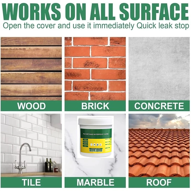 Transparent Waterproof Coating Sealant Agent Wall Leak Repair Material Invisible Glue For Roof Leakage Crack Seepage