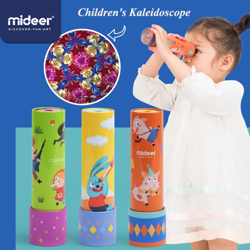 Mideer Roterende Caleidoscoop Magic Klassieke Speelgoed Kinderen Puzzel Speelgoed Ouder-kind Interactie Educatief Speelgoed Voor Kids Unisex