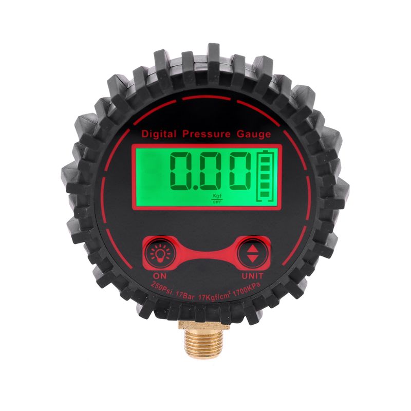 250PSI Digital Car Truck Tire Pressure Gauge Vehicle Pressure Tester Monitor M11*1 Thread with LED Light