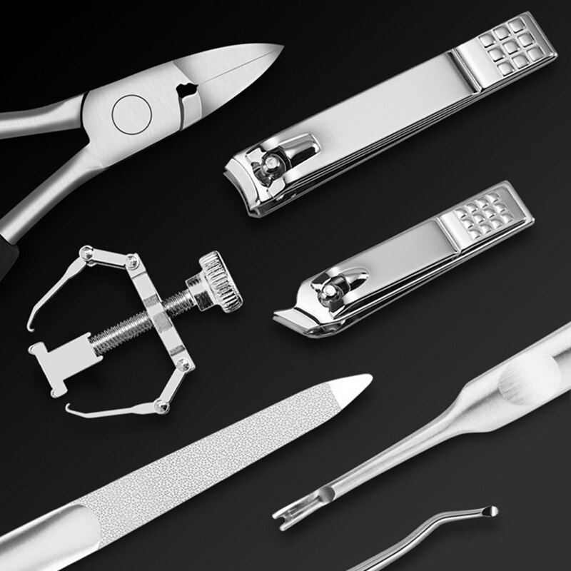 10PCS Pedicure Tool Nail Care Kit Ingrown Toenail Removal Correction Clippers Toe Nail File Lifter Ingrown Tools Kit